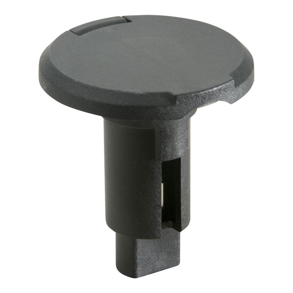 Attwood LightArmor Plug-In Base - 2 Pin - Black - Round - Clinch River Fishing USA