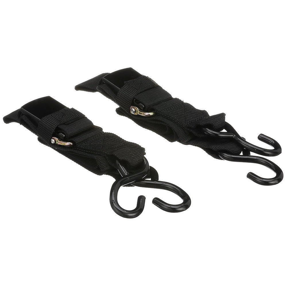 Attwood Quick-Release Transom Tie-Down Straps 2" x 4' Pair - Clinch River Fishing USA