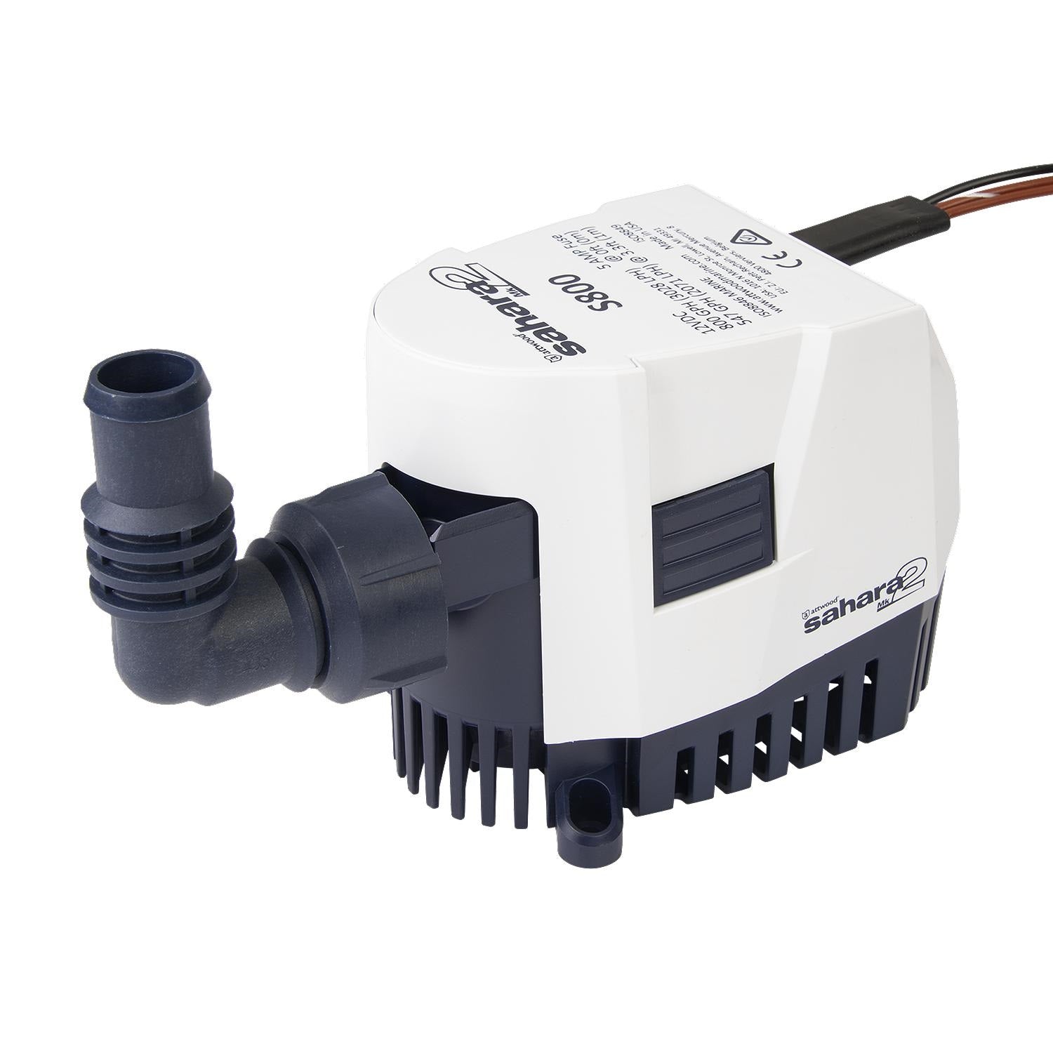 Attwood Sahara MK2 S800 12vDC 5 Amp Bilge Pump - Clinch River Fishing USA