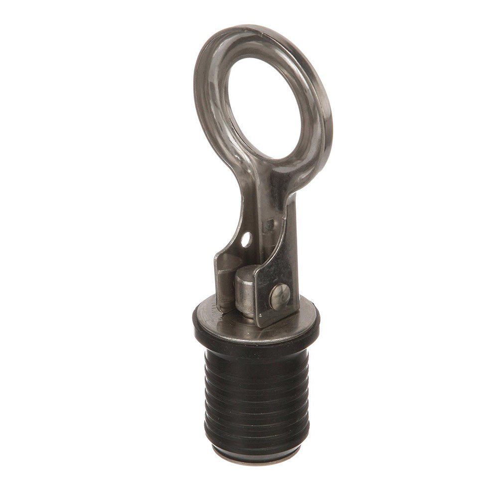 Attwood Snap-Handle Stainless Steel Drain Plug - 1" Diameter - Clinch River Fishing USA