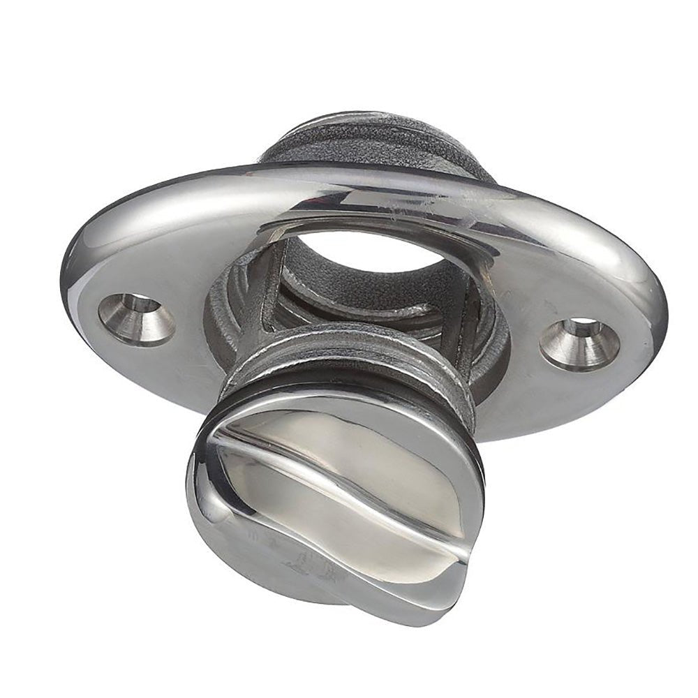 Attwood Stainless Steel Garboard Drain Plug - 7/8" Diameter - Clinch River Fishing USA