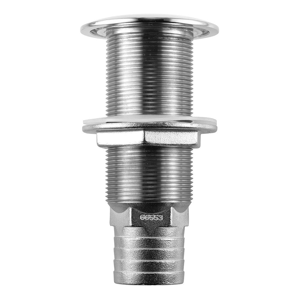 Attwood Stainless Steel Scupper Valve Barbed - 1-1/2" Hose Size - Clinch River Fishing USA