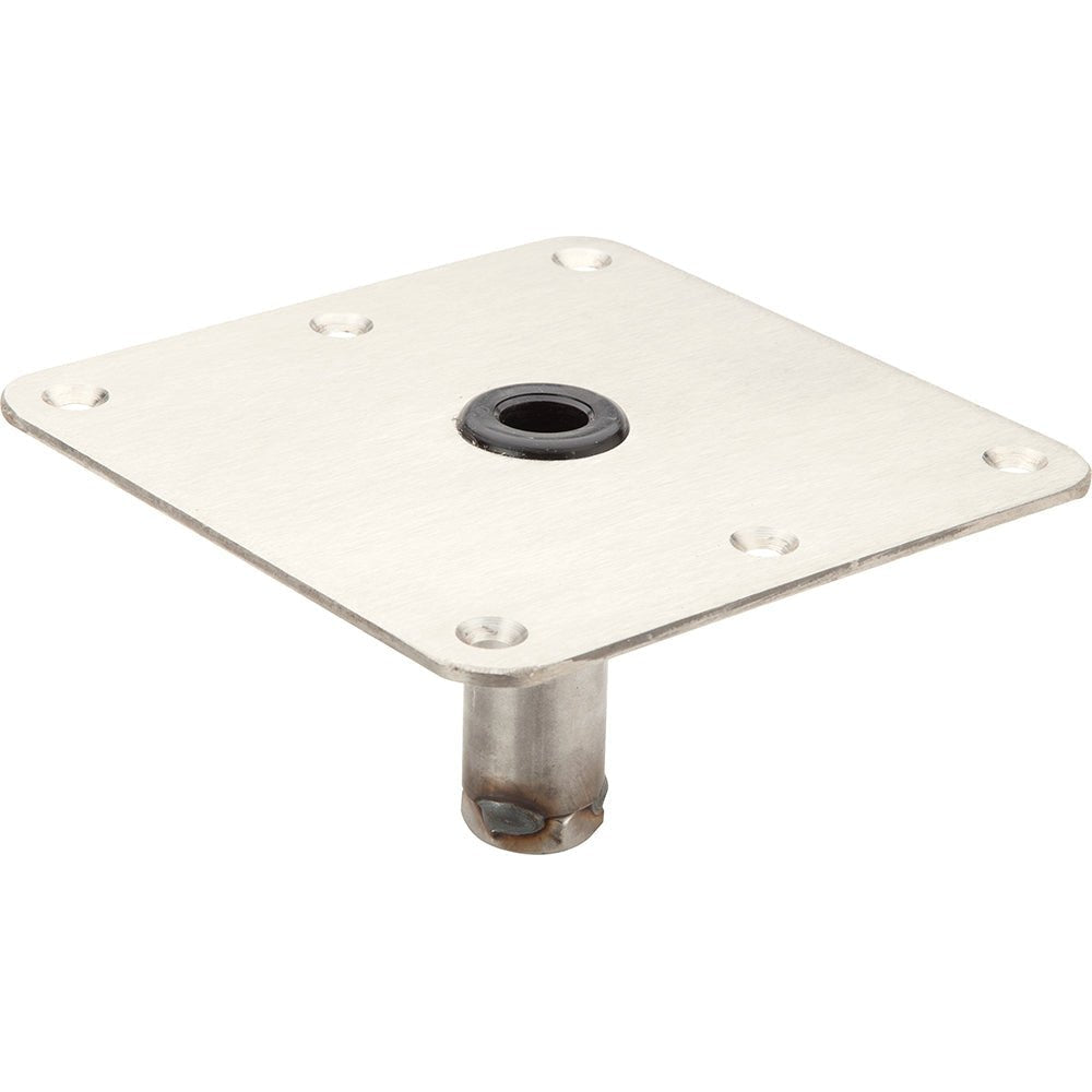 Attwood SWIVL-EZE 7x7 Lock'N-Pin Zinc Plated Steel 3/4" Pin Base - Clinch River Fishing USA