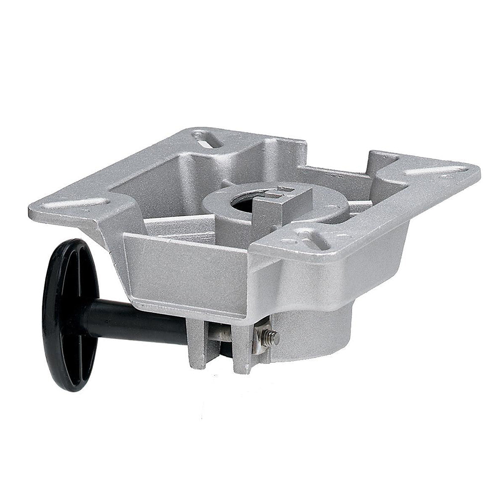 Attwood SWIVL-EZE LakeSport 2-3/8" Seat Mount w/Friction Control - Aluminum - Clinch River Fishing USA