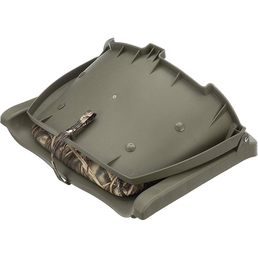 Attwood Swivl - Eze Padded Flip Seat - Camo - Clinch River Fishing USA