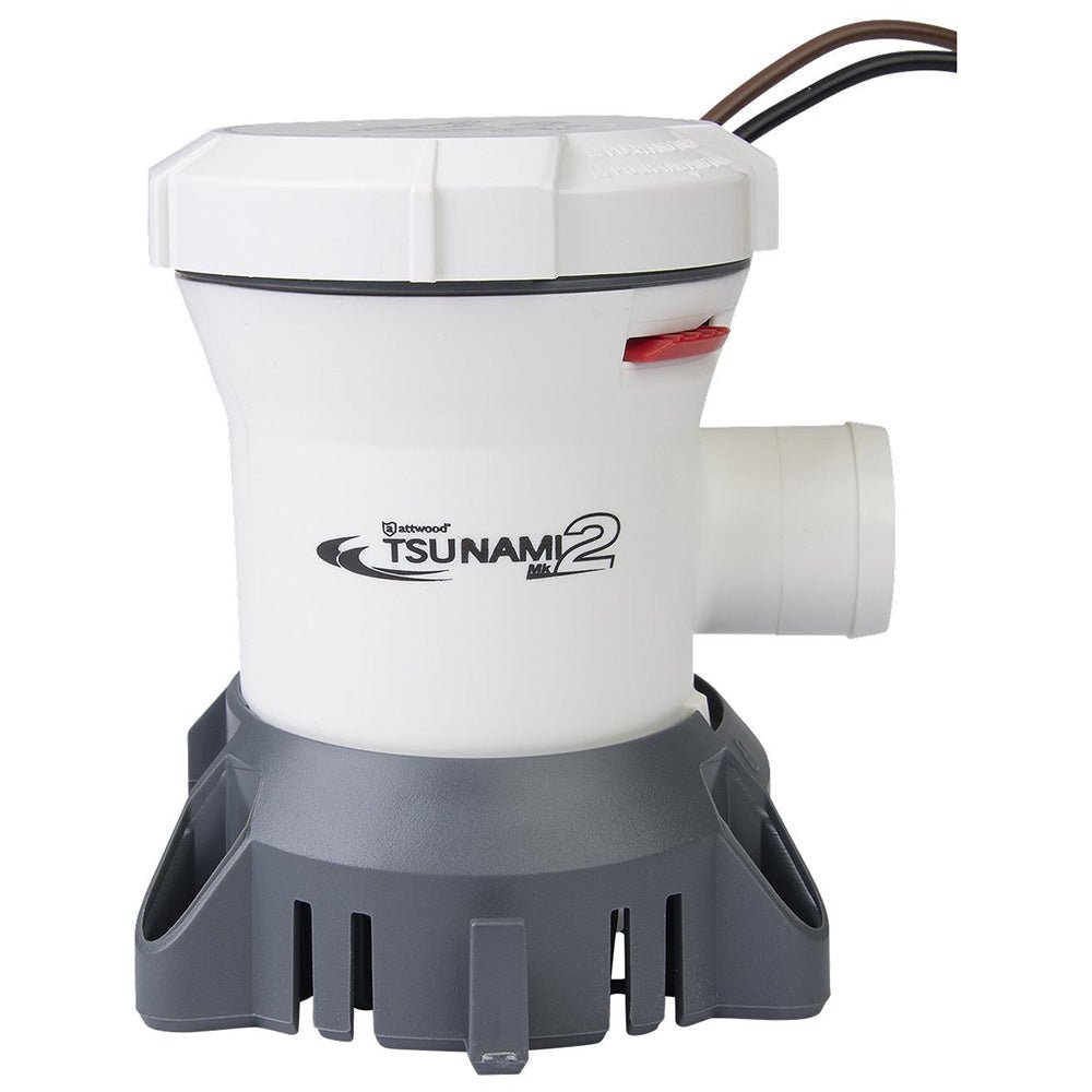 Attwood Tsunami MK2 Manual Bilge Pump - T1200 - 1200 GPH & 12V - Clinch River Fishing USA