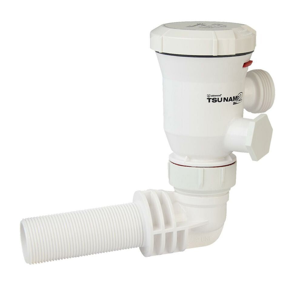 Attwood Tsunami Mk2 T1200 Aerator - 12V - 90-Degree Inlet - Clinch River Fishing USA