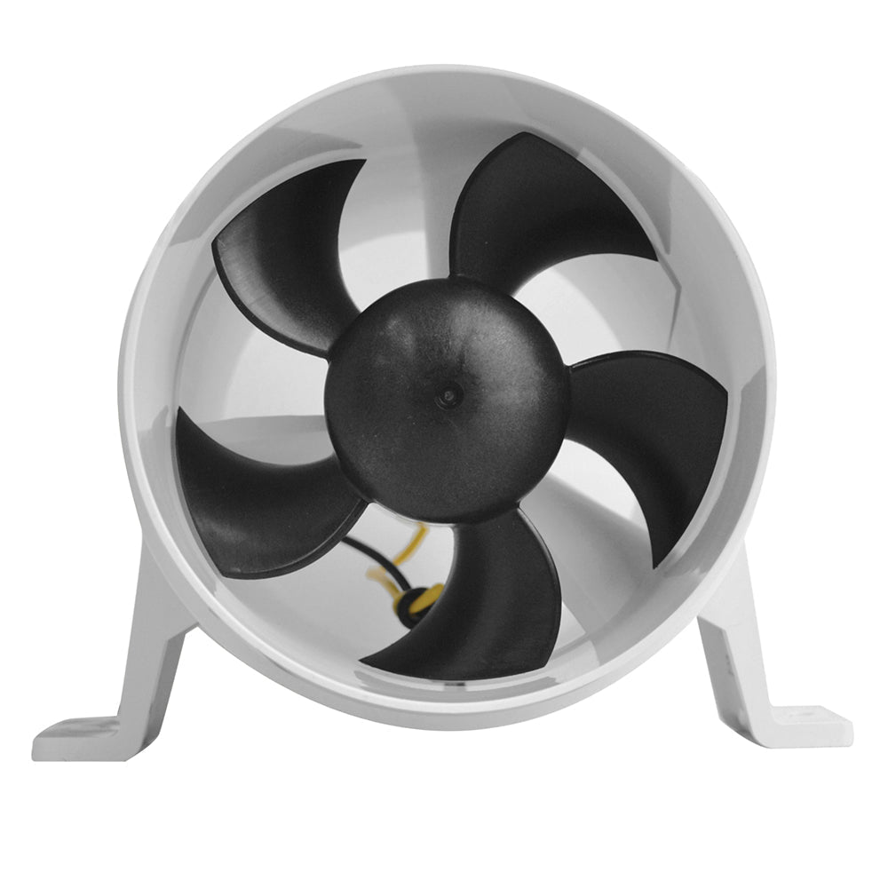 Attwood Turbo 4000 Series II Water-Resistant, In-Line Blower - 12V - White - Clinch River Fishing USA