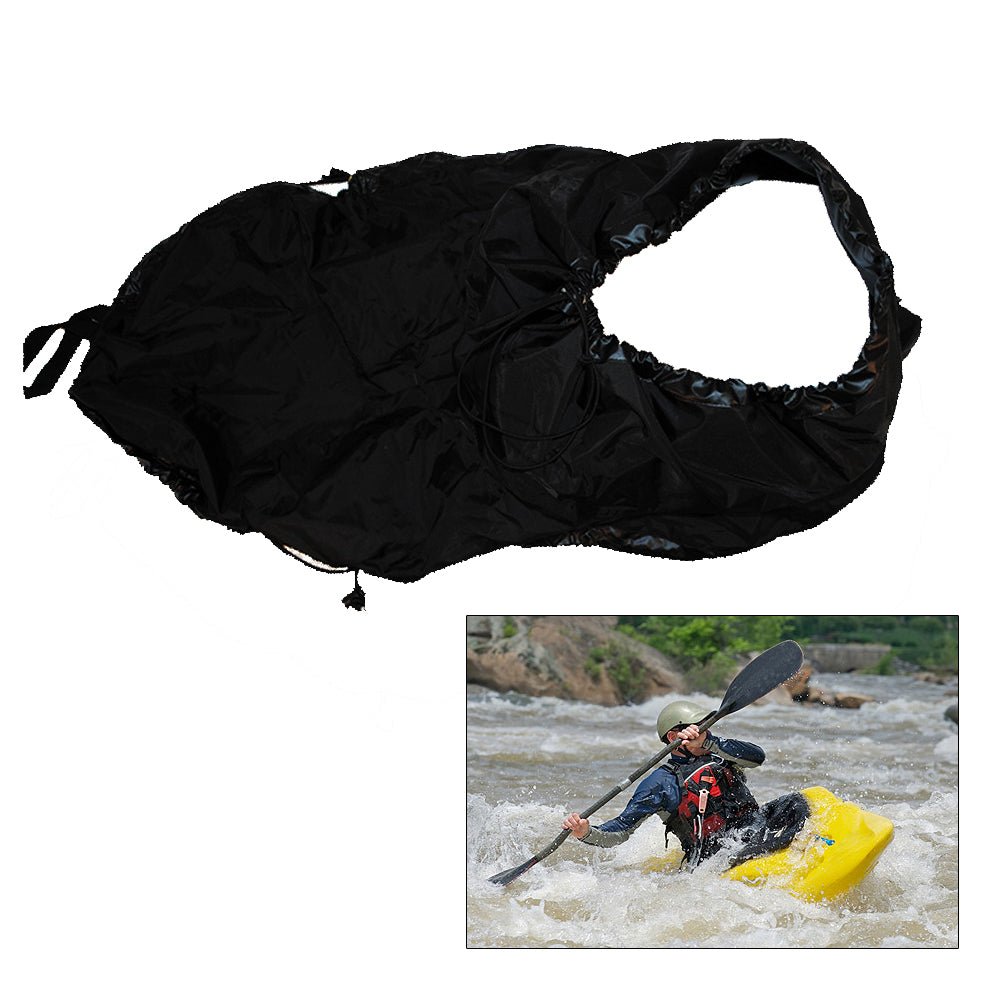 Attwood Universal Fit Kayak Spray Skirt - Black - Clinch River Fishing USA