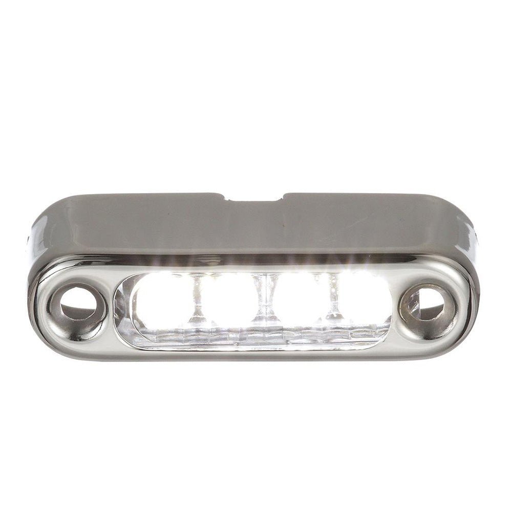 Attwood White LED Micro Light w/Stainless Steel Bezel & Vertical Mount - Clinch River Fishing USA