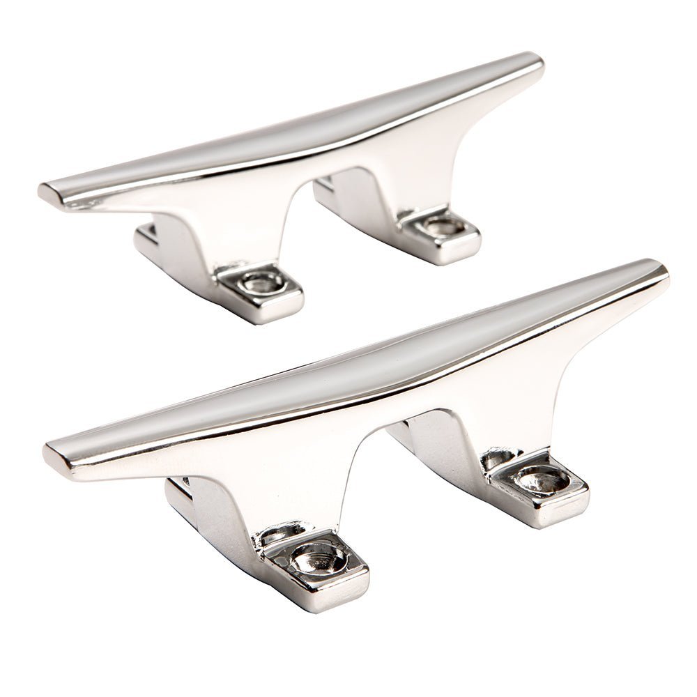 Attwood ZAMAK Chrome Plated Zinc Cleats - Pair - 4-1/2" - Clinch River Fishing USA