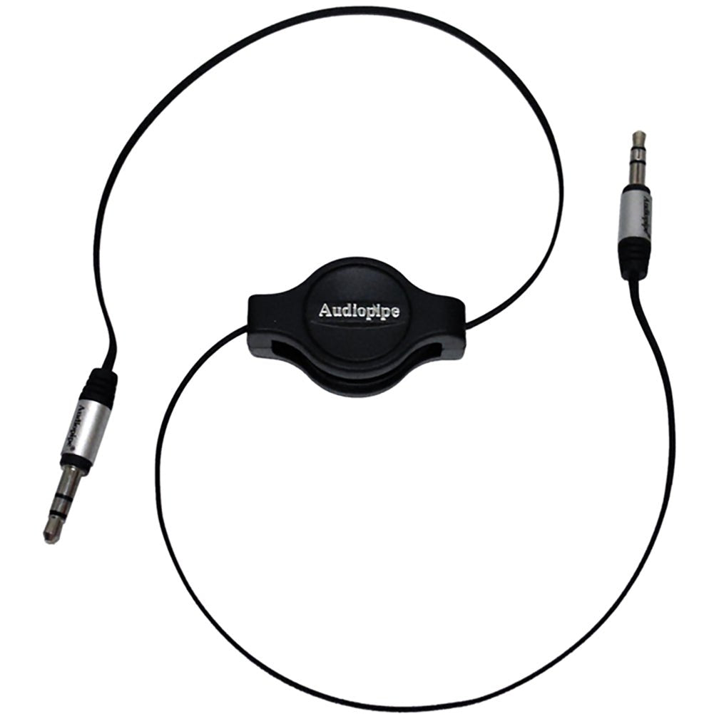 Audiopipe 3.5 To 3.5 Jack Plug 3 Ft Retractable - Clinch River Fishing USA