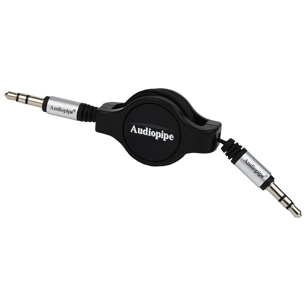 Audiopipe 3.5 To 3.5 Jack Plug 3 Ft Retractable - Clinch River Fishing USA
