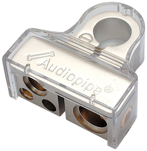 Audiopipe Platinum Finish Battery Terminal Positive - Multi-Feed - Clinch River Fishing USA