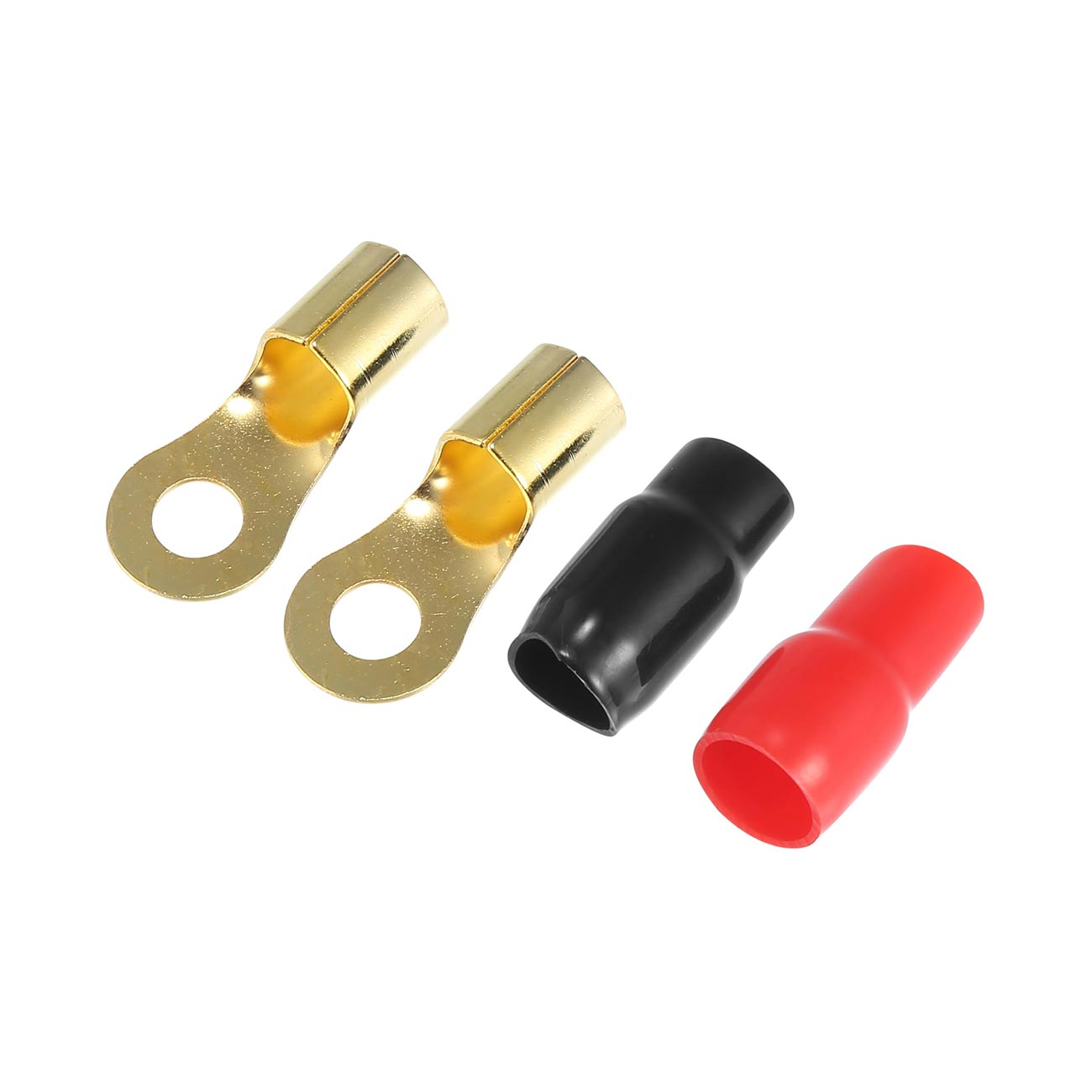 Audiopipe Ring Terminals 0 Gauge Gold Plated (1 Pair) - Clinch River Fishing USA