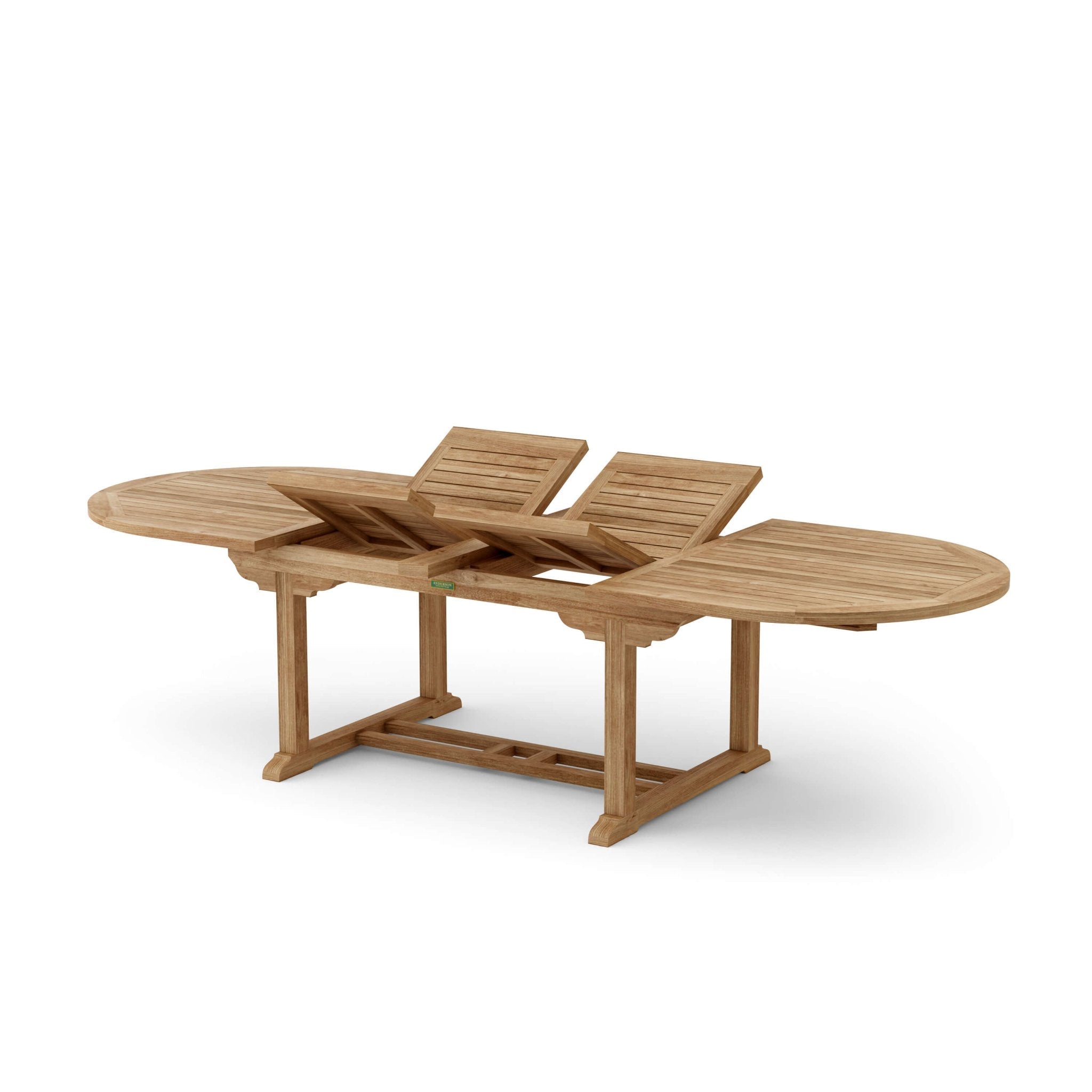 BAHAMA 117″ OVAL DOUBLE EXTENSION TABLE EXTRA THICK - Clinch River Fishing USA