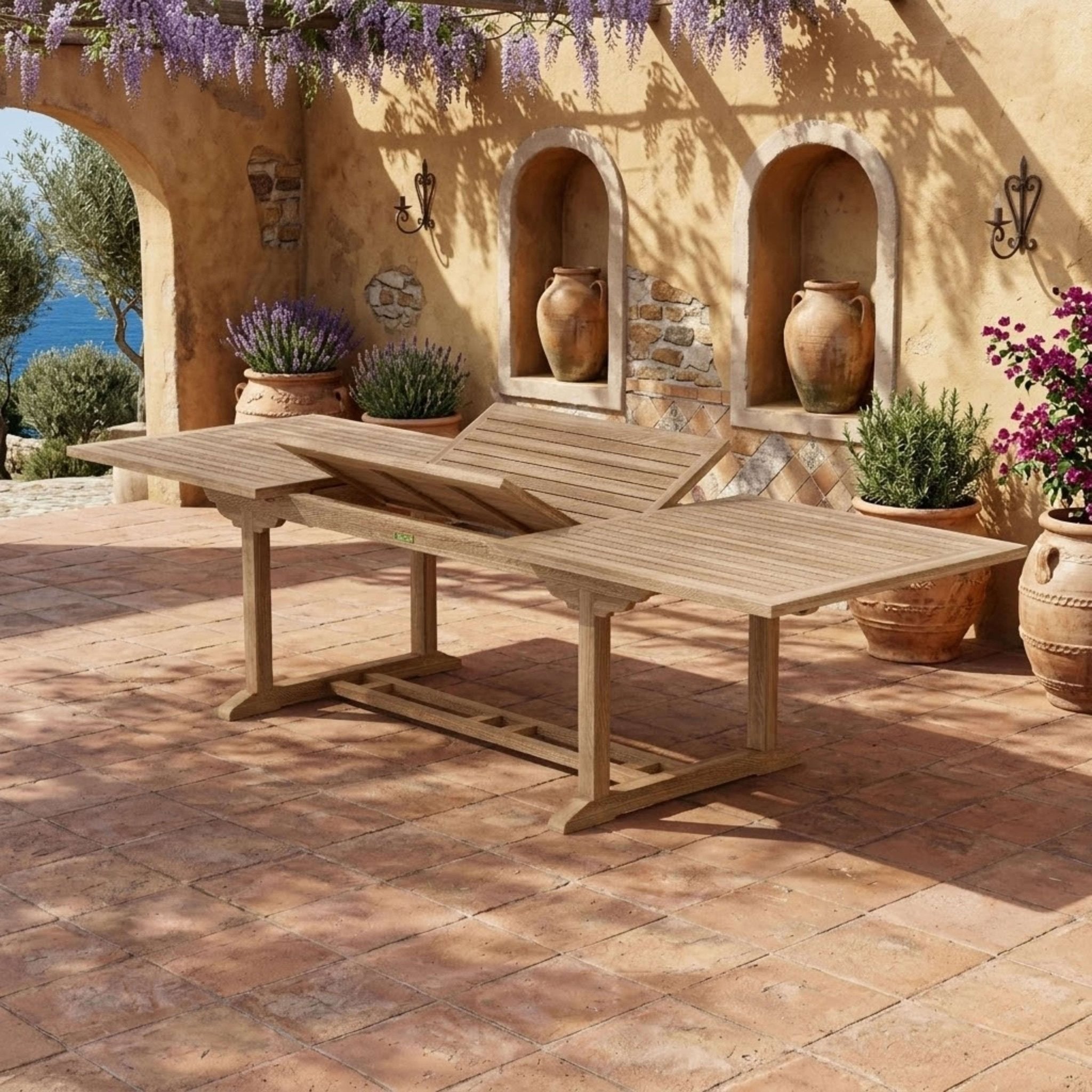 BAHAMA 118″ RECTANGULAR EXTENSION TABLE - Clinch River Fishing USA