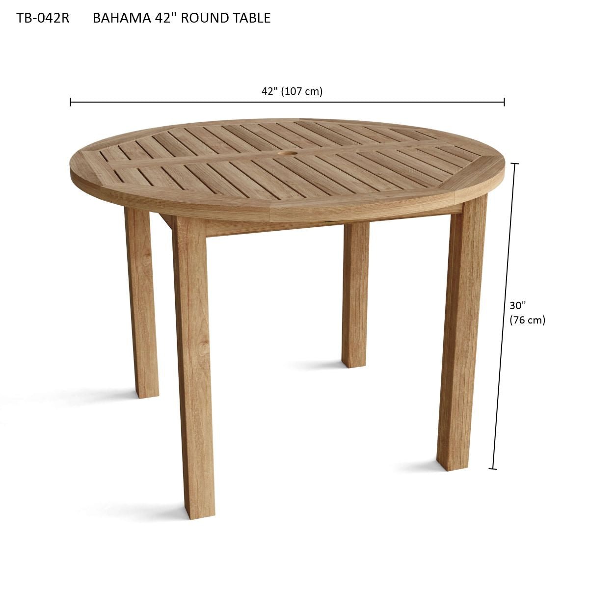 BAHAMA 42" ROUND TABLE - Clinch River Fishing USA