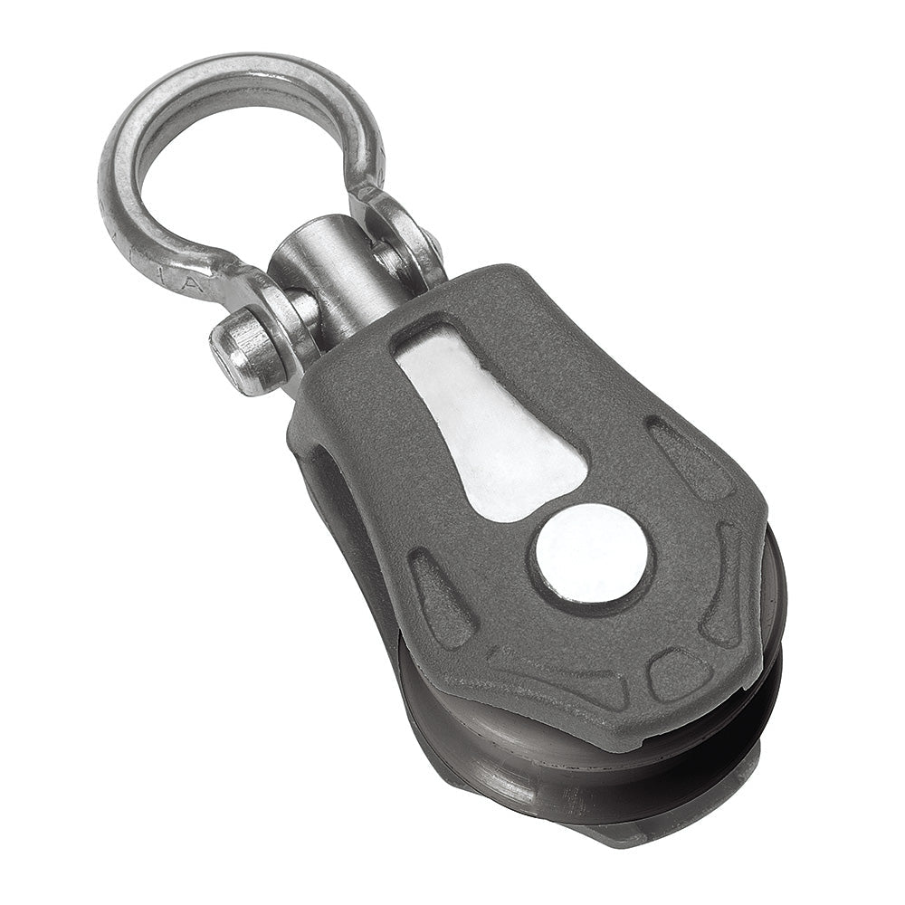 Barton Marine Size 0 20mm Plain Bearing Pulley Block Single Swivel - Clinch River Fishing USA