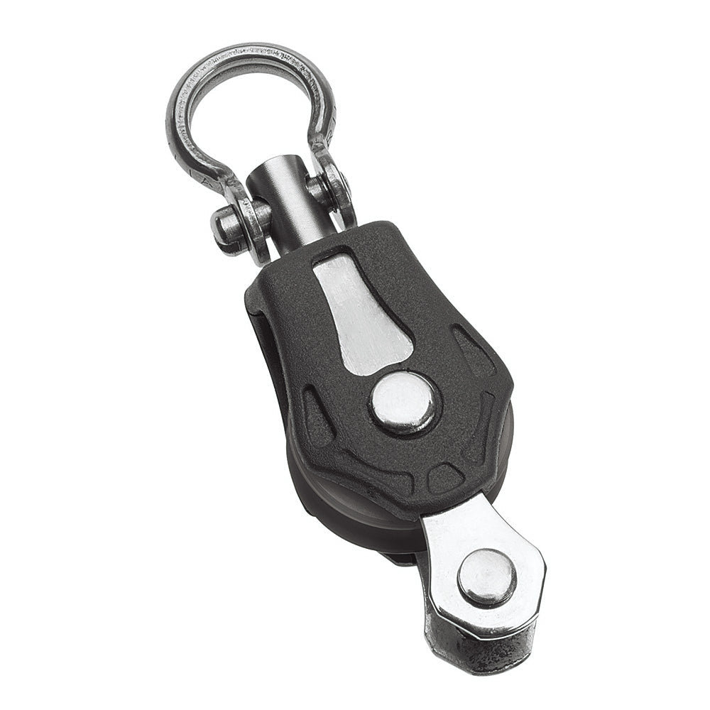 Barton Marine Size 0 20mm Plain Bearing Pulley Block Single Swivel & Becket - Clinch River Fishing USA