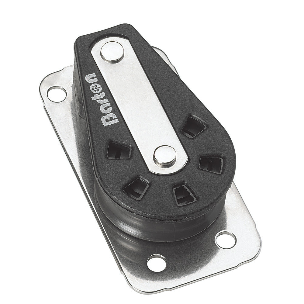 Barton Marine Size 3 45mm Plain Bearing Pulley Block Cheek Block - Clinch River Fishing USA