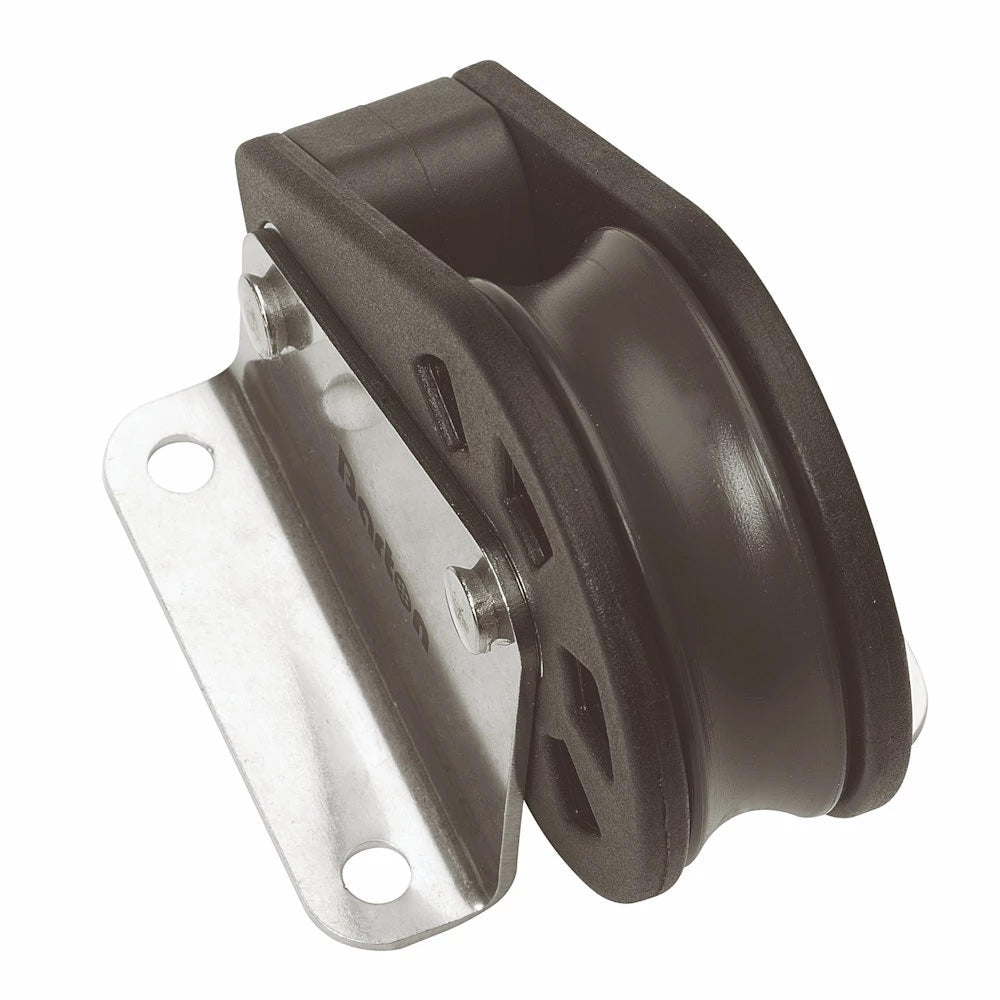 Barton Size 4 58mm Plain Bearing Pulley Upright Block - Clinch River Fishing USA
