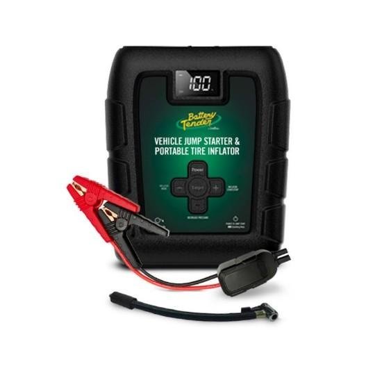 BATTERY TENDER 800 AMP, 12V Lithium Jump Starter & Power Pack w/ 140 PSI Tire Inflator Charger | 030-3010-WH - Clinch River Fishing USA