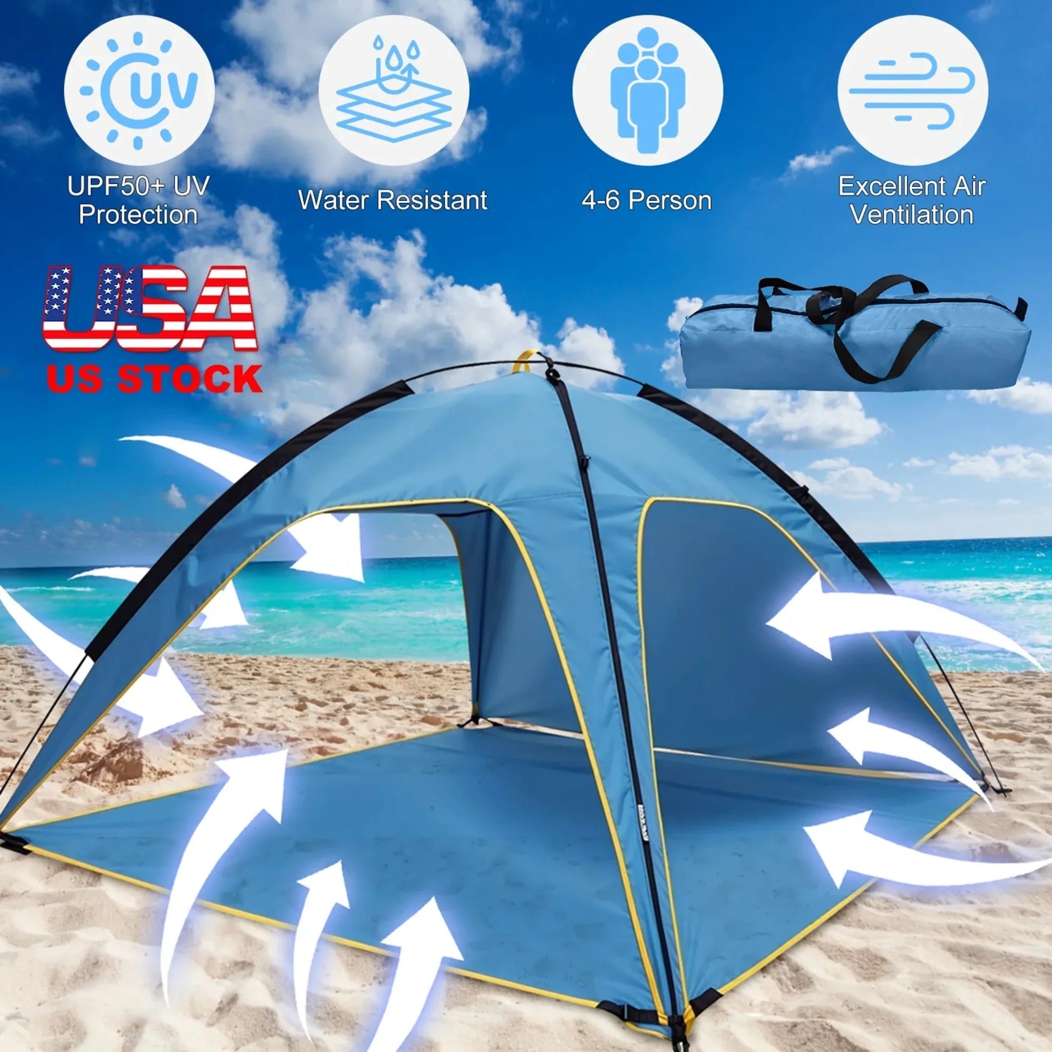 Beach Tent Outdoor Waterproof Tent - Clinch River Fishing USA