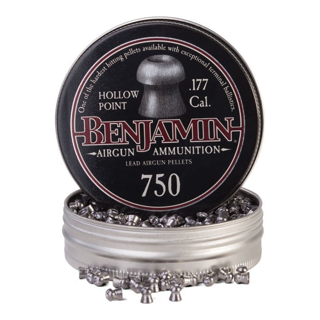 Benjamin .177cal Hollow Point Lead Pellets - 7.9 Grain (750 Count) - Clinch River Fishing USA