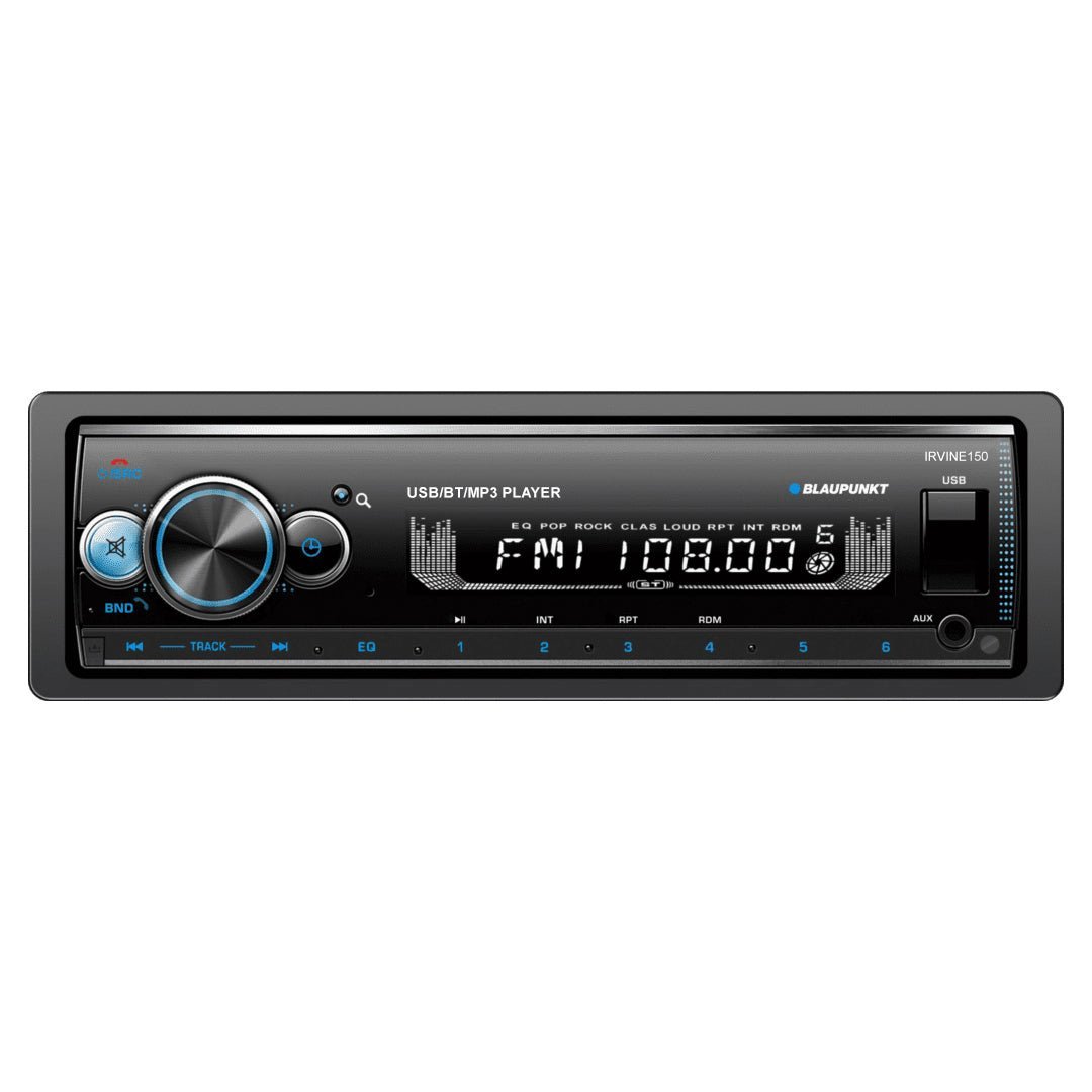 Blaupunkt Detachable Face Mechless AM/FM Receiver with Bluetooth USB Input & Remote - Clinch River Fishing USA
