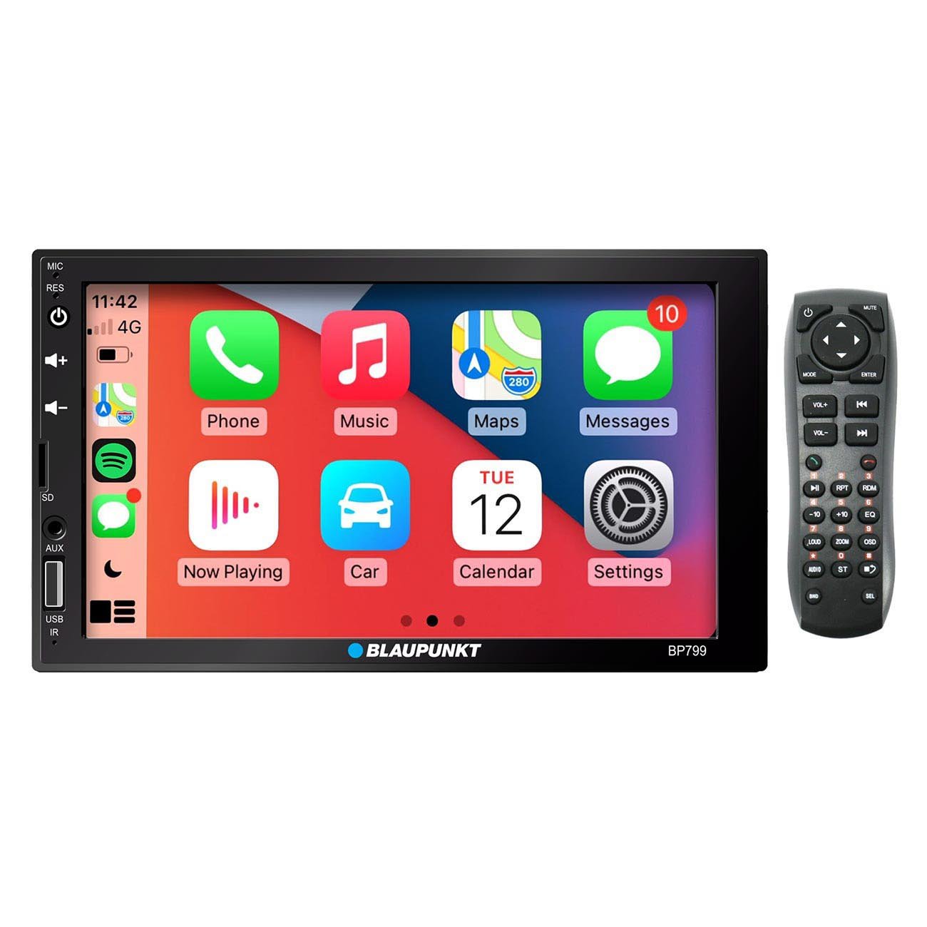 Blaupunkt Double DIN Mechless Receiver with 7.0GÇ¦ Touch Screen Mirrorlink Android Auto/ Apple Carpl - Clinch River Fishing USA