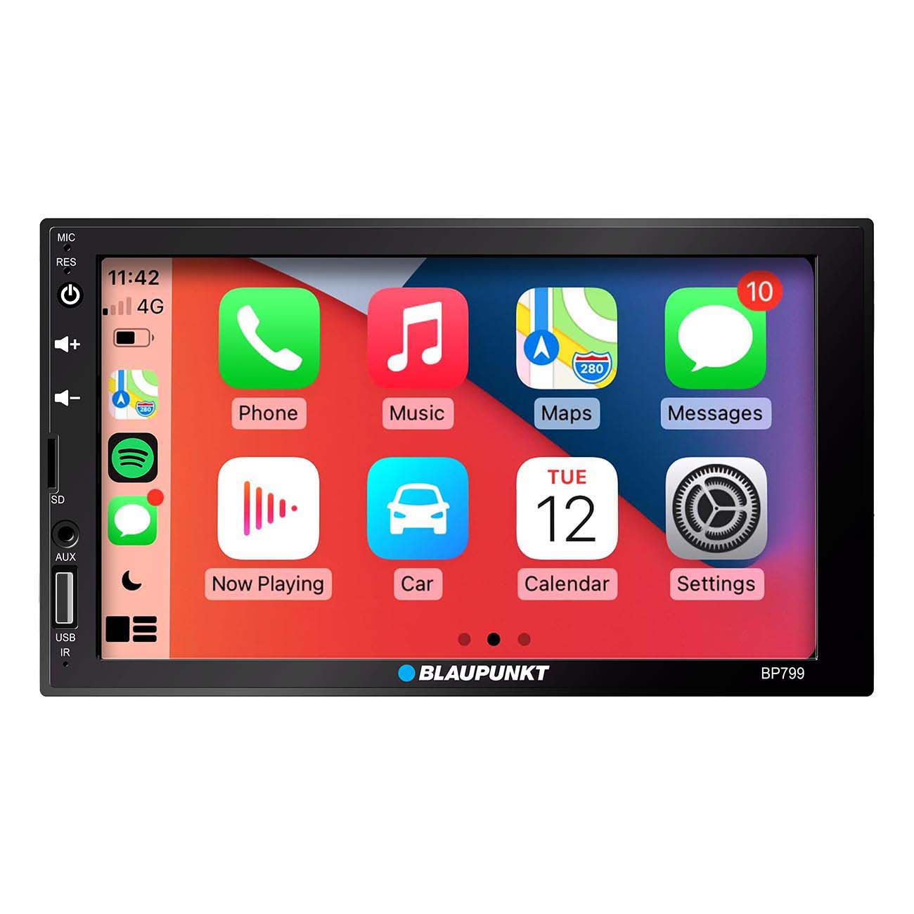 Blaupunkt Double DIN Mechless Receiver with 7.0GÇ¦ Touch Screen Mirrorlink Android Auto/ Apple Carpl - Clinch River Fishing USA