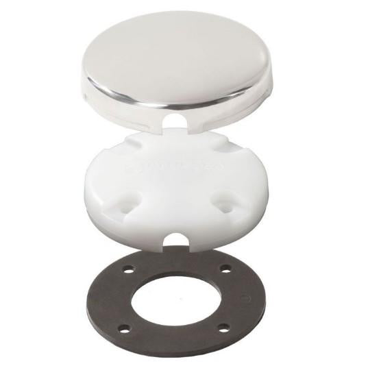 BLUE SEA CableClam Side Entry SS Cover PreDrilled | 1007100-BSS
