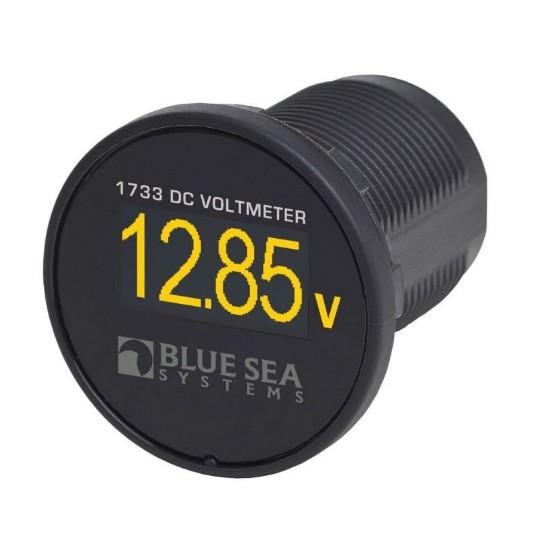 BLUE SEA Meter Mini OLED DC Voltage | 1733-BSS - Clinch River Fishing USA