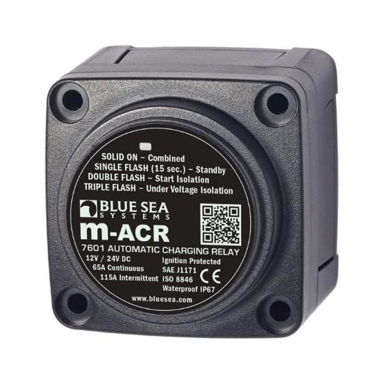 BLUE SEA Solenoid M Series 65A 12/24V ACR | 7601-BSS - Clinch River Fishing USA