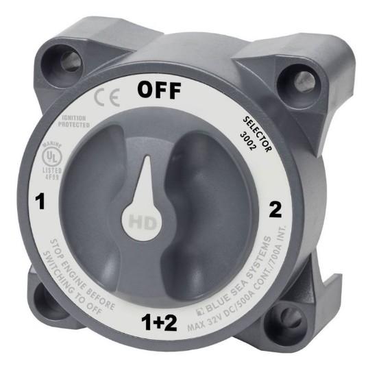 BLUE SEA Switch Battery HD Selector | 3002-BSS - Clinch River Fishing USA
