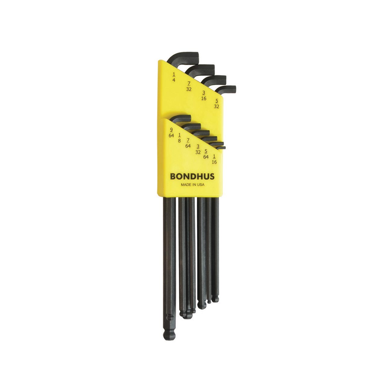 Bondhus Bondhus Balldriver Stubby Metric/SAE Ball End HEX L-Keys Double Set (22 Piece) - Clinch River Fishing USA