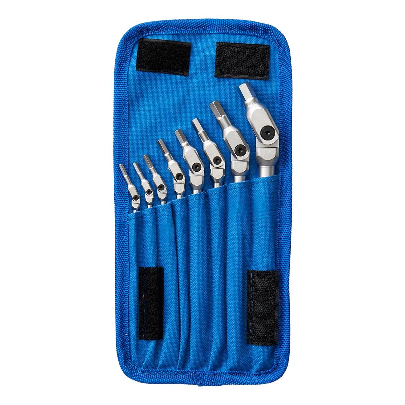 Bondhus Chrome Pivot Head SAE HexPro Wrenches with storage Pouch (8 Piece) - Clinch River Fishing USA