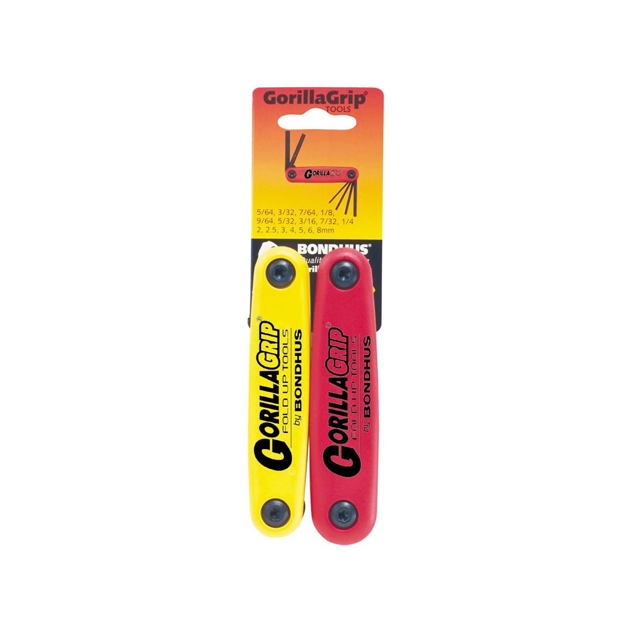 Bondhus Foldup Tool Double Pack: SAE/Metric Hex (16 Tips) - Clinch River Fishing USA