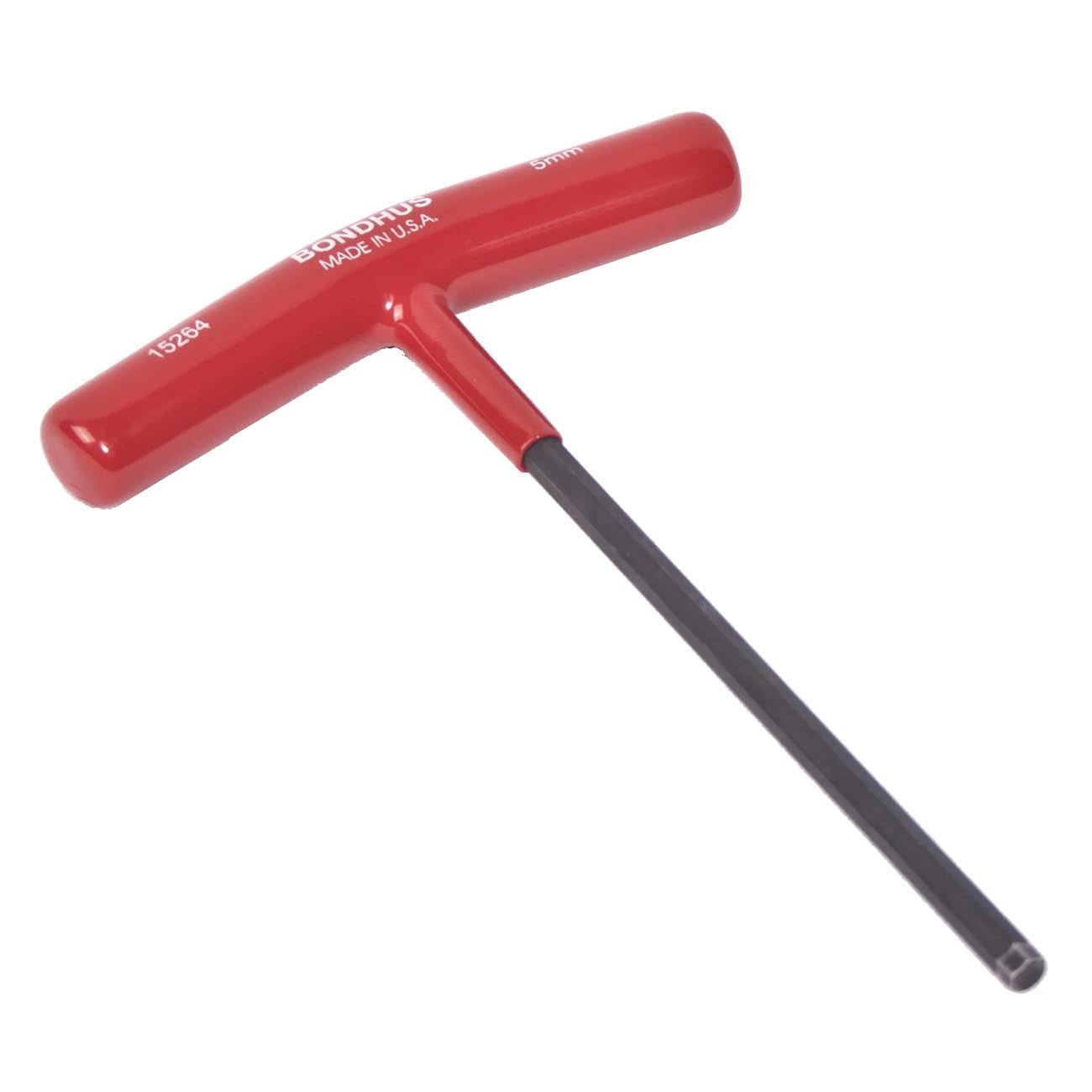 Bondhus Metric HEX T-Handle Wrench: 5mm x 6" Length - Clinch River Fishing USA
