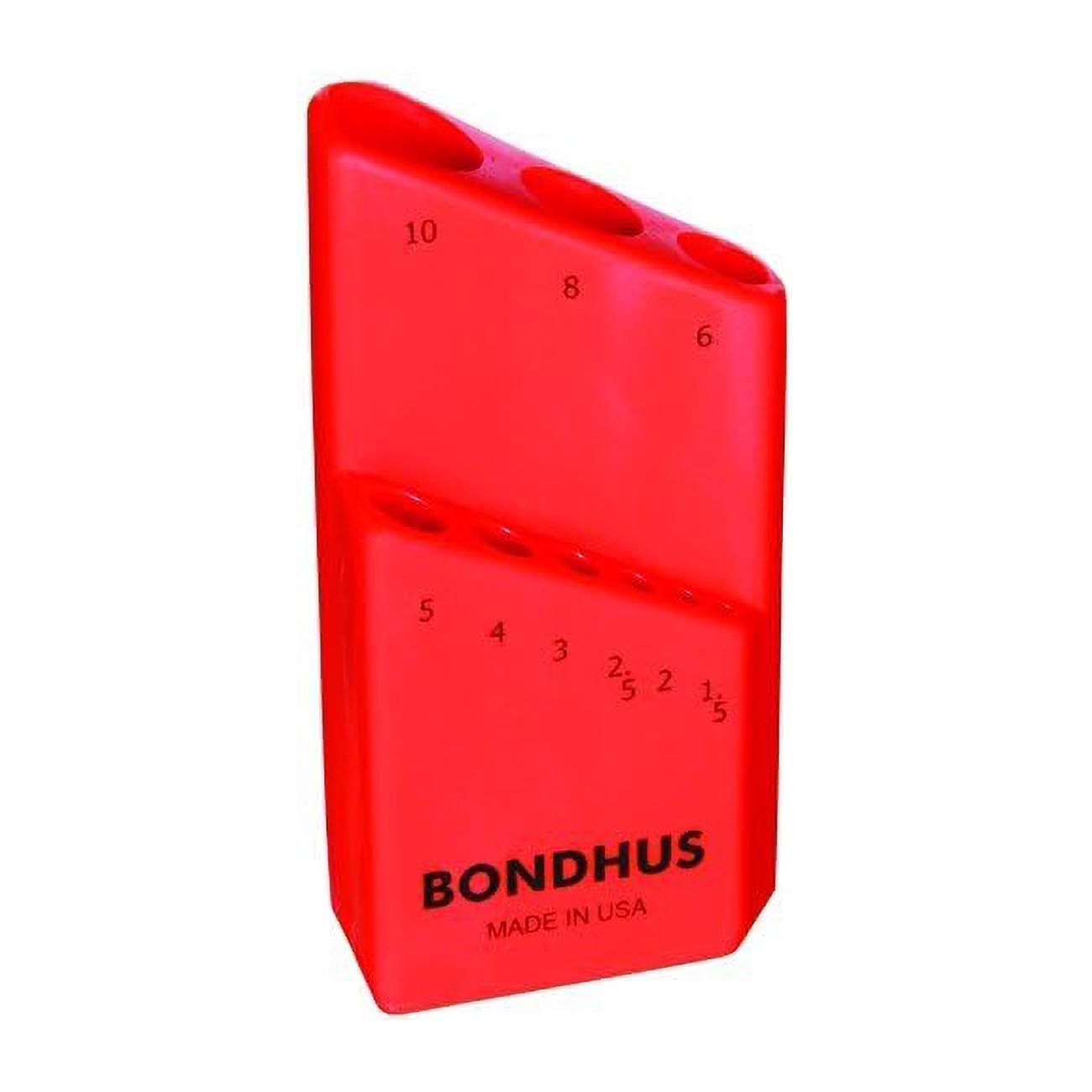 Bondhus Metric Replacement Hex Key Case - 1.5mm to 10mm (Holds 9 Tools) - Clinch River Fishing USA