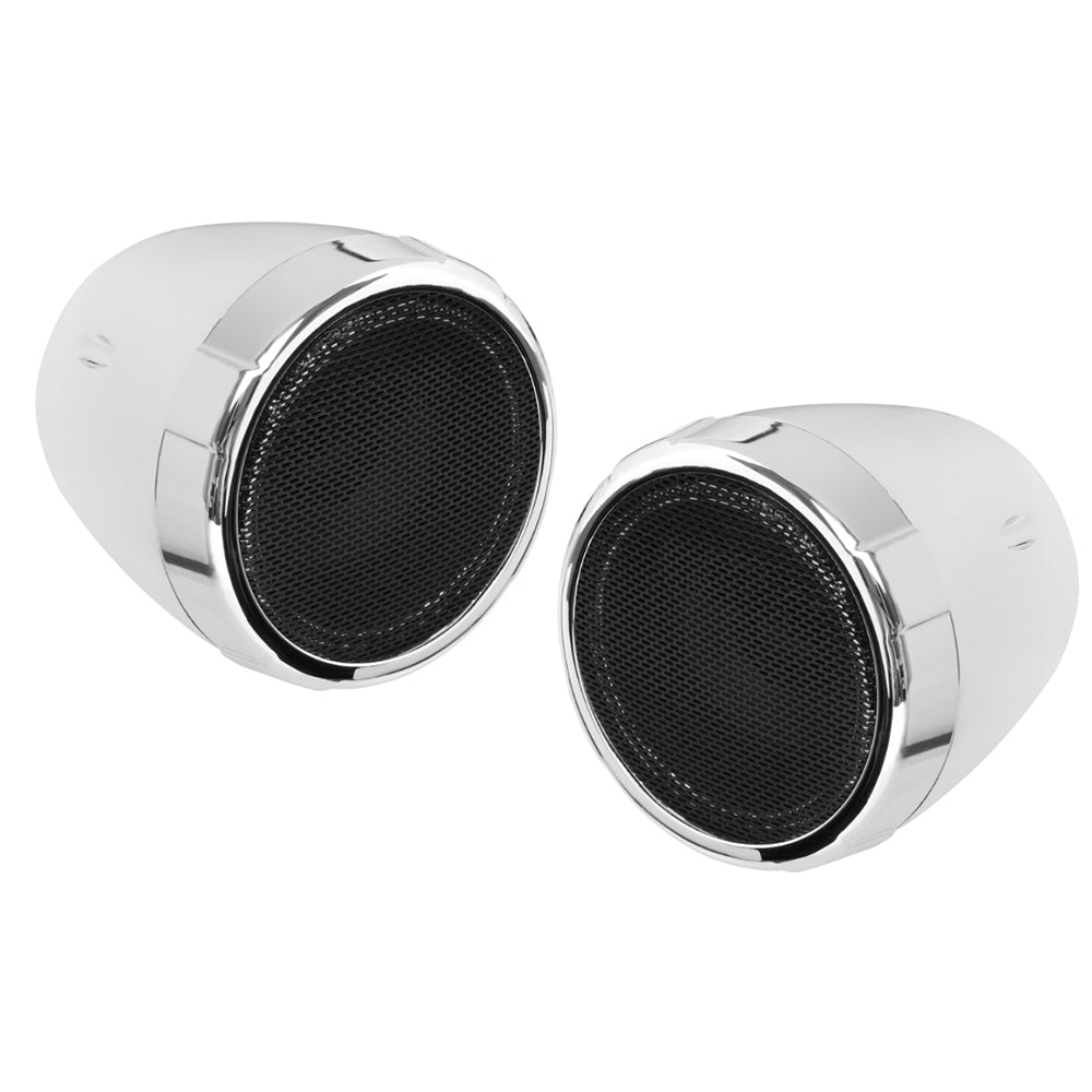Boss Audio 3" MCBK425BA Motorcycle Speaker System - Chrome - 600W - Clinch River Fishing USA