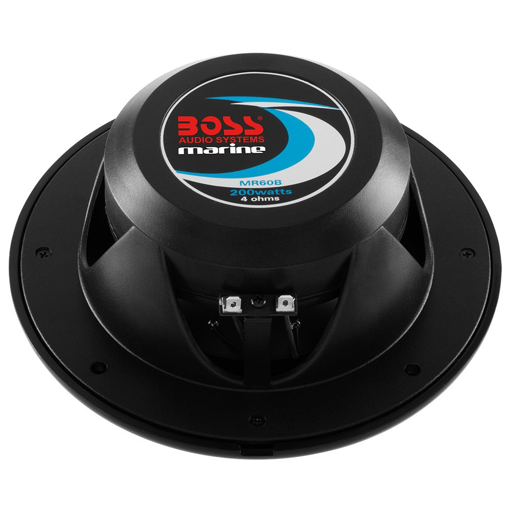 Boss Audio 6.5" MR60B Speakers - Black - 200W - Clinch River Fishing USA