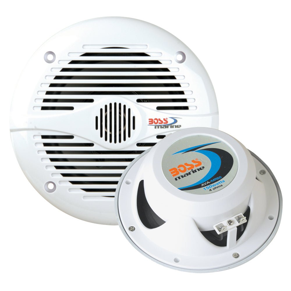 Boss Audio 6.5" MR60W Speakers - White - 200W - Clinch River Fishing USA