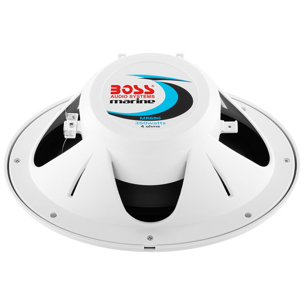 Boss Audio 6"x 9" MR690 Oval Speakers - White - 350W - Clinch River Fishing USA