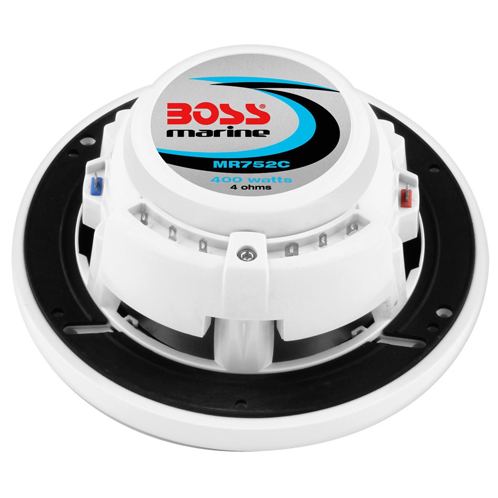 Boss Audio 7.5" MR752C Speakers - White - 400W - Clinch River Fishing USA