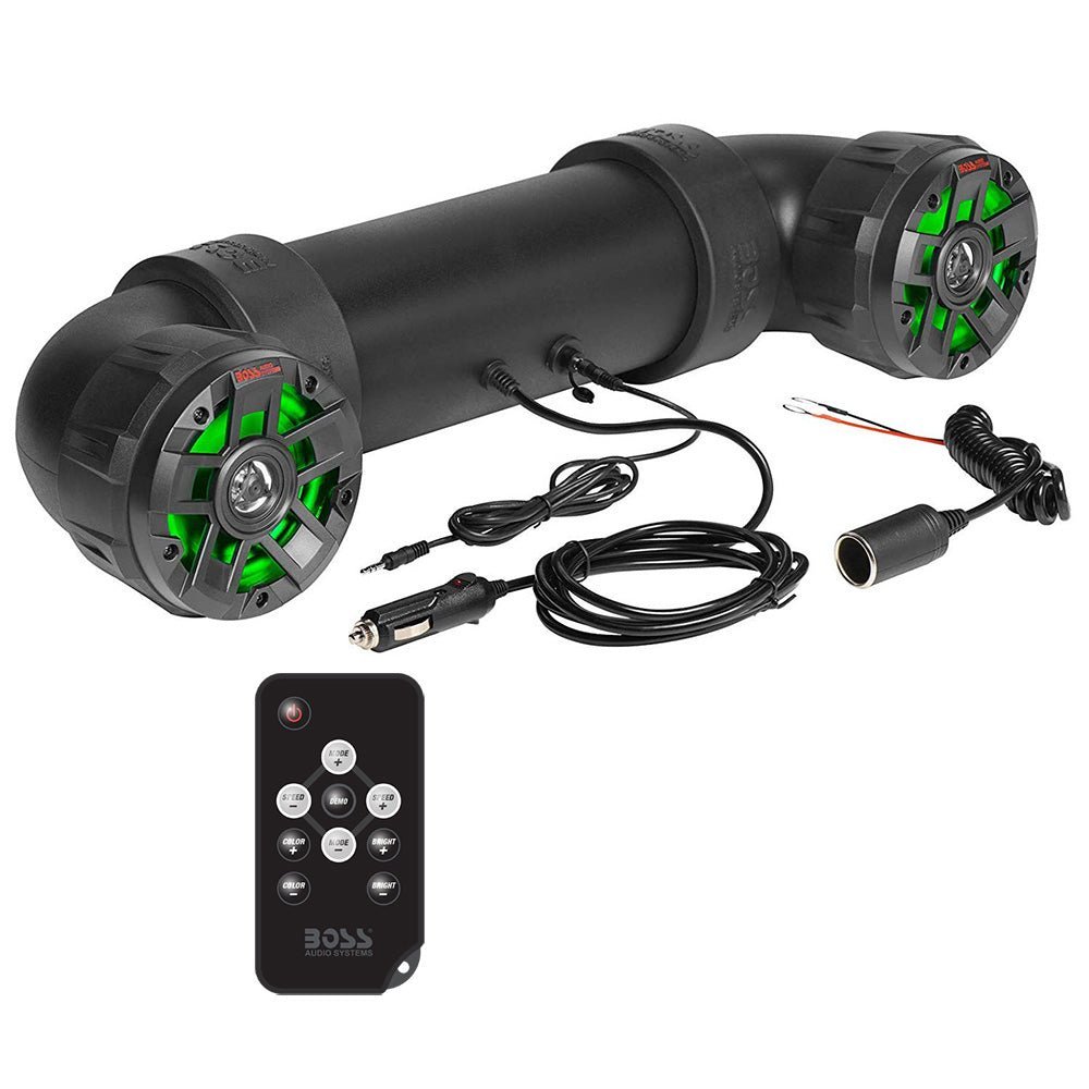 Boss Audio UTV4BRGB Amplified All-Terrain Sound System w/4" Marine Speakers & 1" Black Tweeters - Clinch River Fishing USA