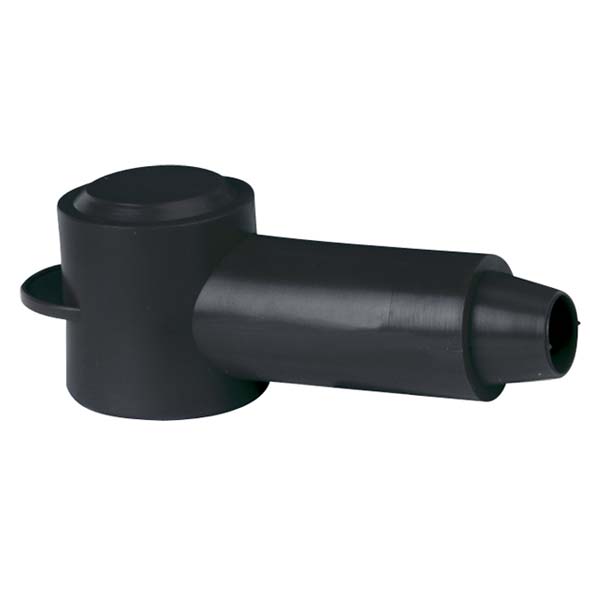 Blue Seas Stud Cablecaps #8 To #4 Black