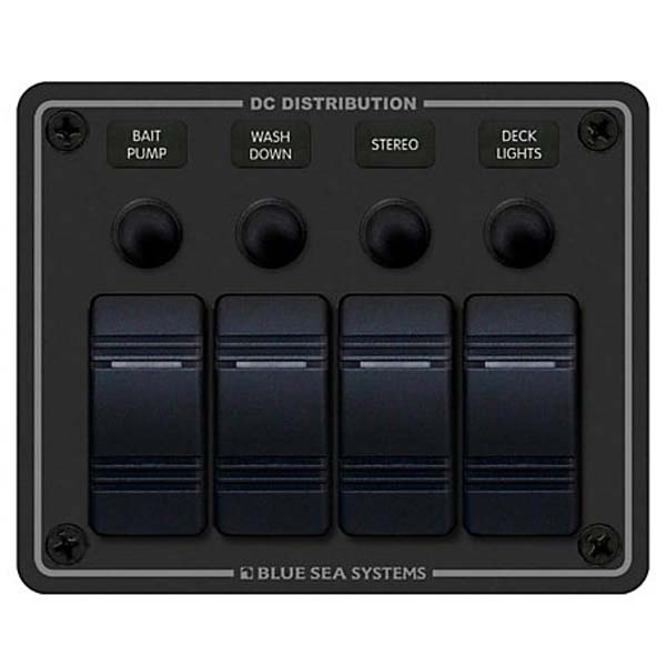 Blue Seas Contura Switch Pnl-4 Hor