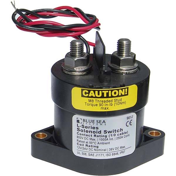 Blue Seas Solenoid Switch 250A 12-24V